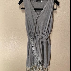 Grey Bathing Suit Cover Up